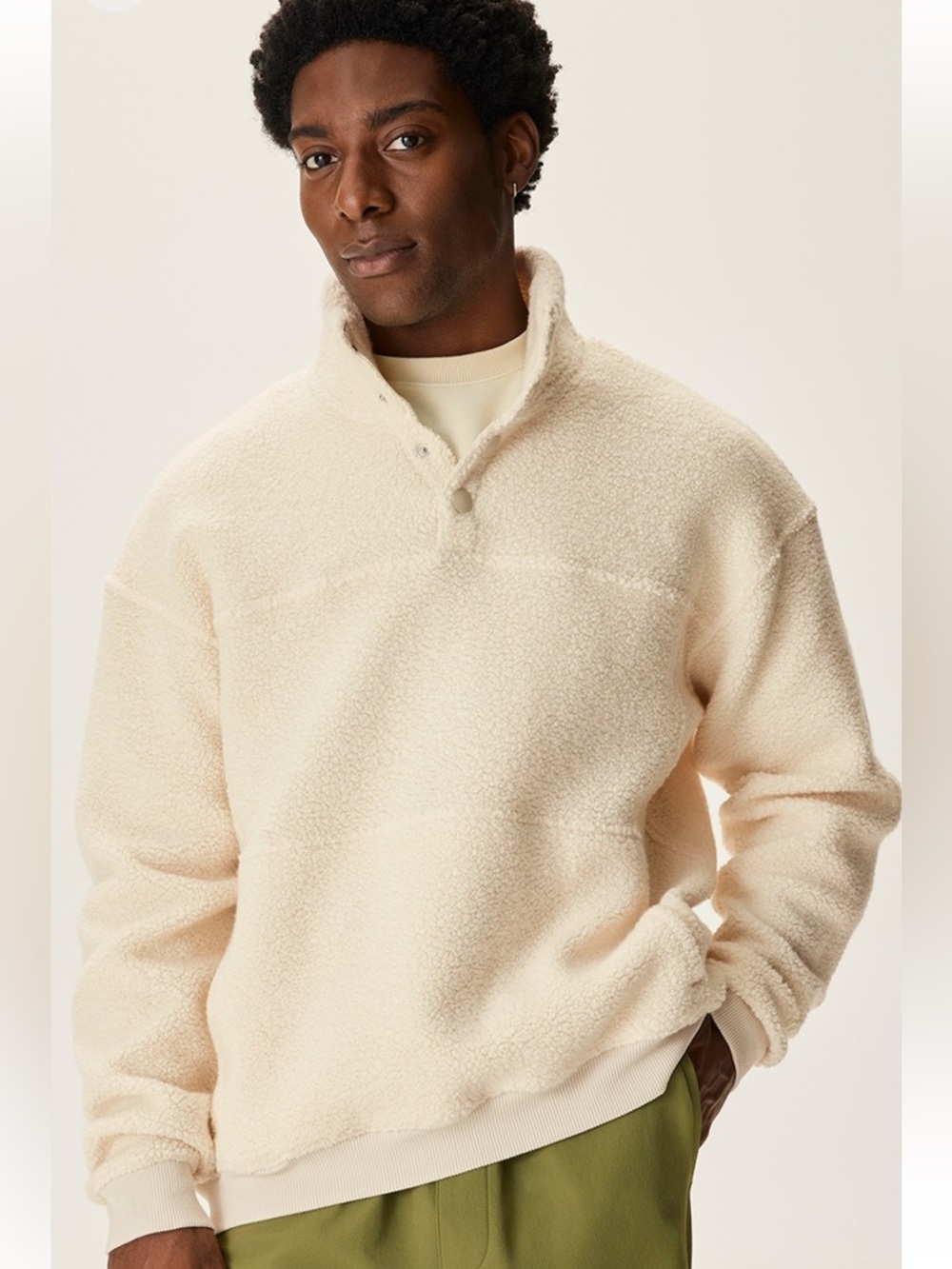 Outdoor Voices Men’s Fleece Pullover size XL
